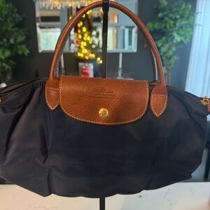 NEW Longchamp Elegant Brown and Blue Women's bag